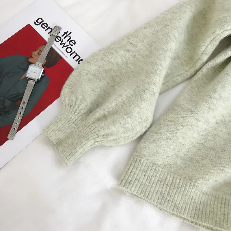 

2020 Autumn Winter Sweater Cardigans Women Oversize V neck Knit Cardigans Girls Outwear Korean Chic Tops Suete Mujer pull femme