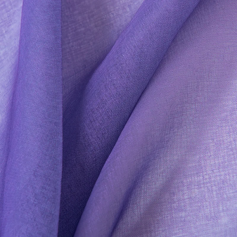 

New Design Tulle Curtains For Living Room Red And Blue Gradient Color Window Screening Solid Door Curtains Drape Panel Sheers