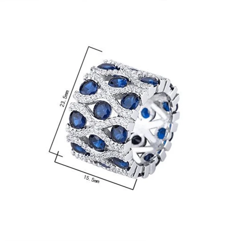 Женские ажурные кольца из серебра 925 пробы с фианитом|Кольца| |