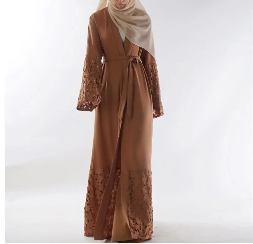 Мусульманское длинное платье Baju Wanita турецкое пальто для девочек мусульманская