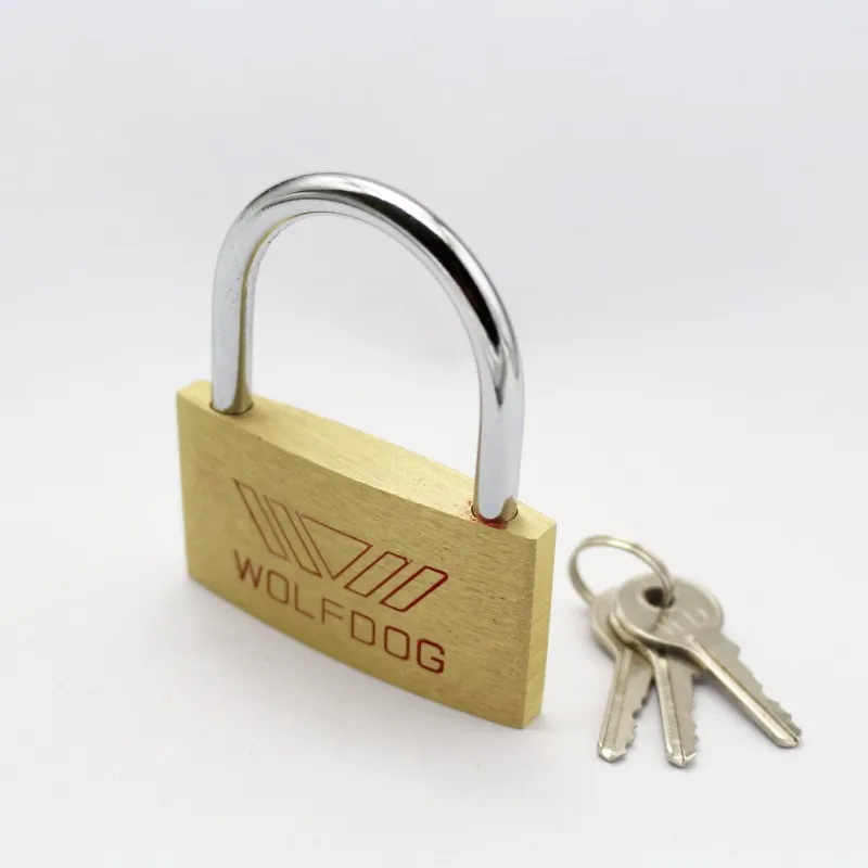 Латунный замок с волчьей головкой компактные дверные замки не ржавеет 3 медными
