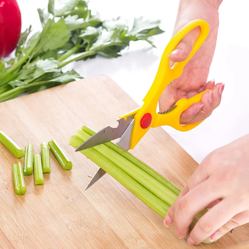 Многофункциональный кухонный инструмент 1 шт. ножницы из нержавеющей стали для