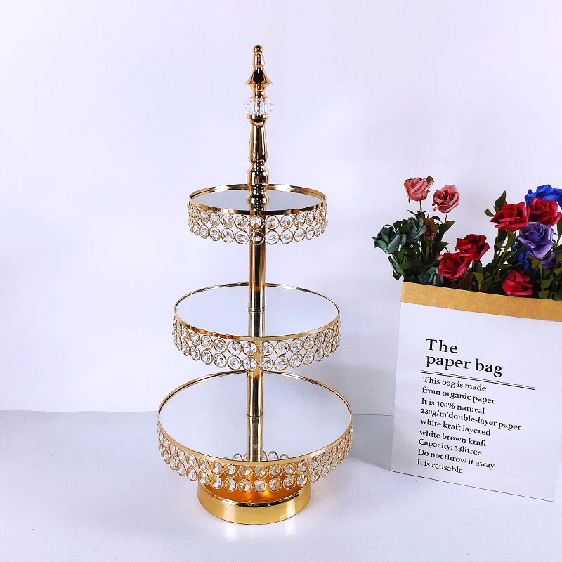 Акриловая зеркальная подставка для украшения свадебной вечеринки 1-14 шт. | Дом и