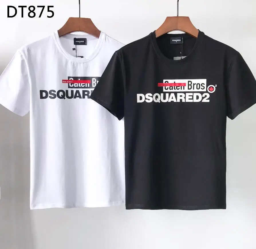 

DSQUARED2-Men's and women's summer cotton T-shirt, 2021 simple style,DT875