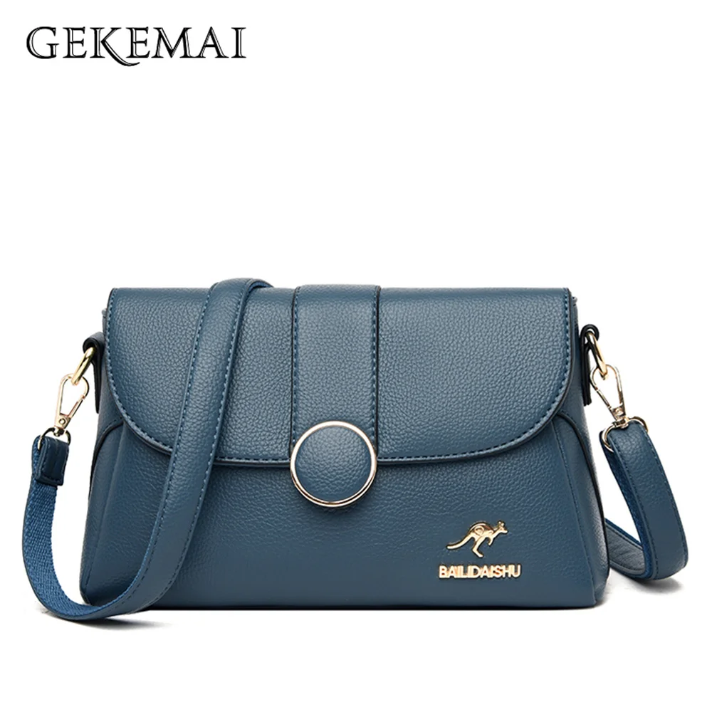 

Fashion Small Ladies Shoulder Bag Solid Color Women Messenger Bags High Quality Leather Women's Underarm Bag Bolsos De Mujer Sac