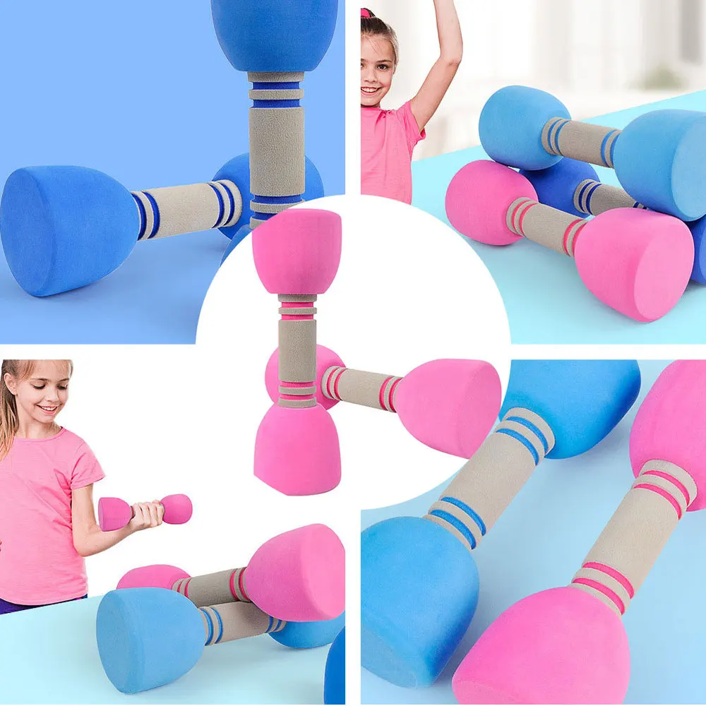 

1 Pair Hand Grip Dumbbell Kid Children Fitness Dumbbell Random Color Size