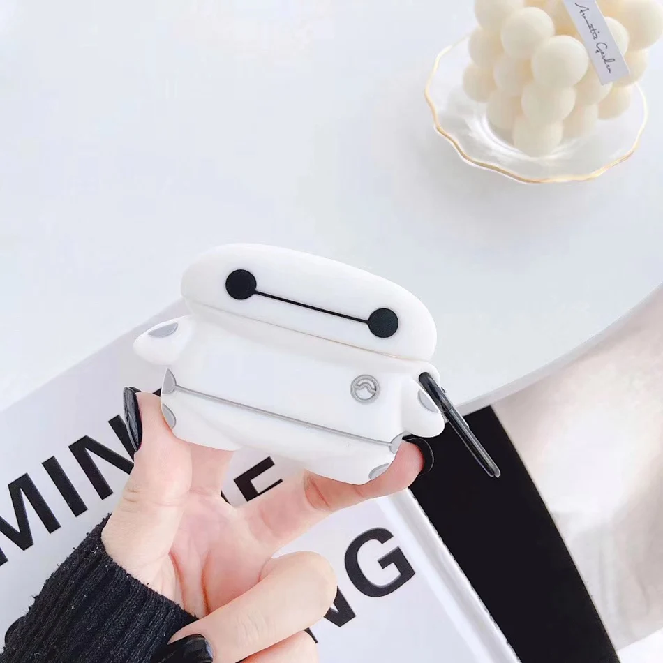 3D чехол для наушников для Airpods Pro Чехол Силиконовый Медведь Кролик поросенок Мультяшные наушники/Earpods чехол для Apple Air pods Pro 3 чехол кошка