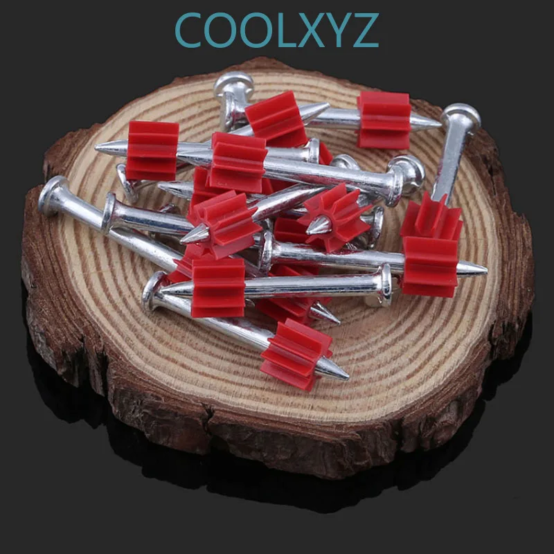 Жесткие цементные настенные стальные гвозди CoolXYZ закаленные рекламные 50 шт. |