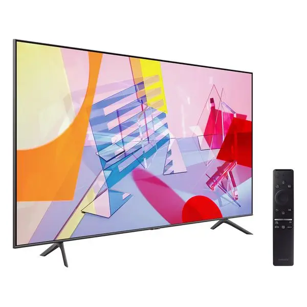 Смарт-ТВ Samsung QE55Q60T 55 дюймов 4K Ultra HD QLED WiFi черный | Электроника