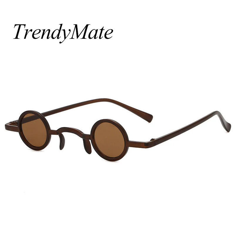 Классические винтажные готические стильные коричневые солнцезащитные очки 30 мм