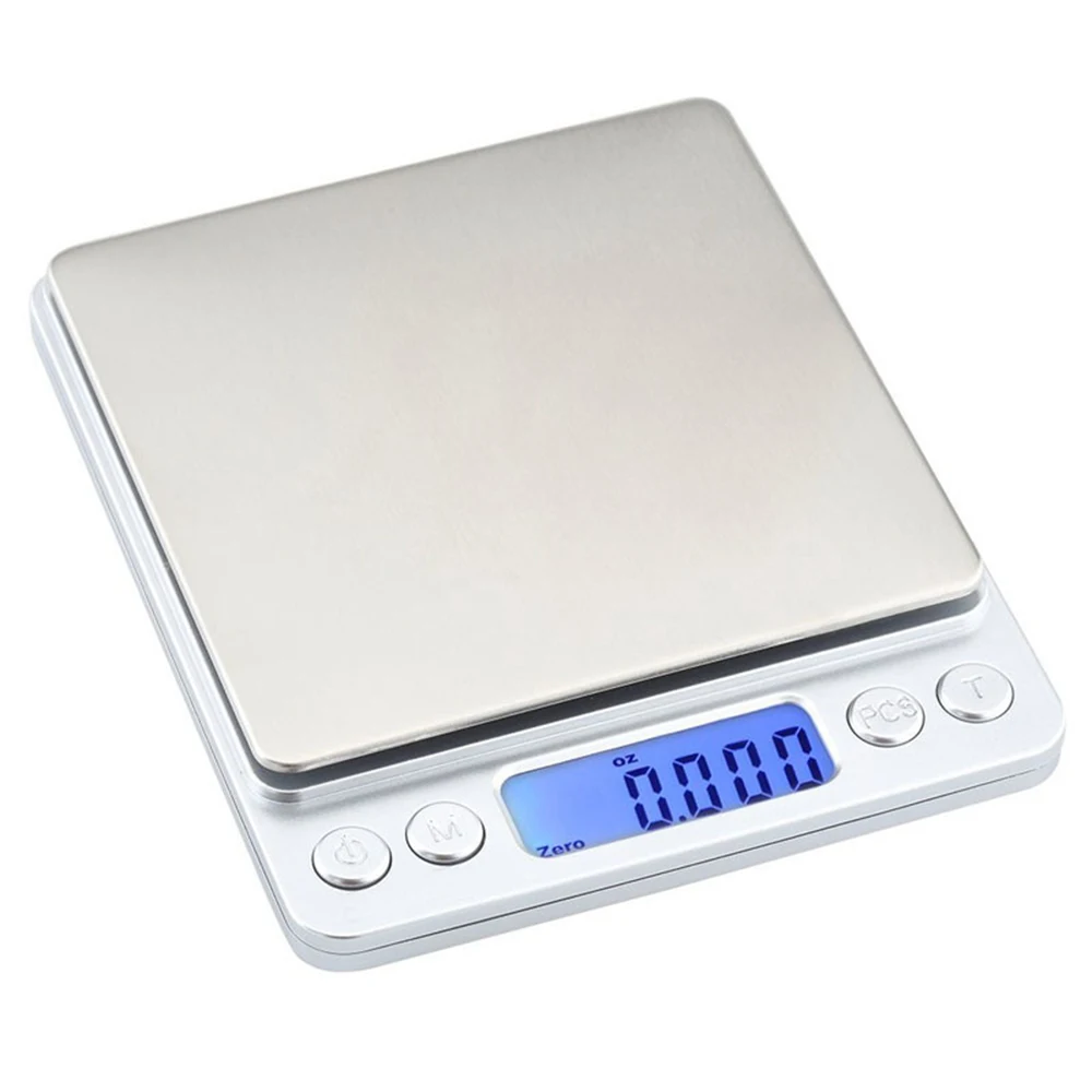 

500/0.01g Electronic Scales Accurate Multi-Functional Digital Food Weighing Scales with LCD Display Jewellery Weighing Scale