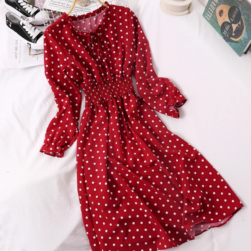 2019 новые модные женские темпераментные длинные платья с рукавами фонариками