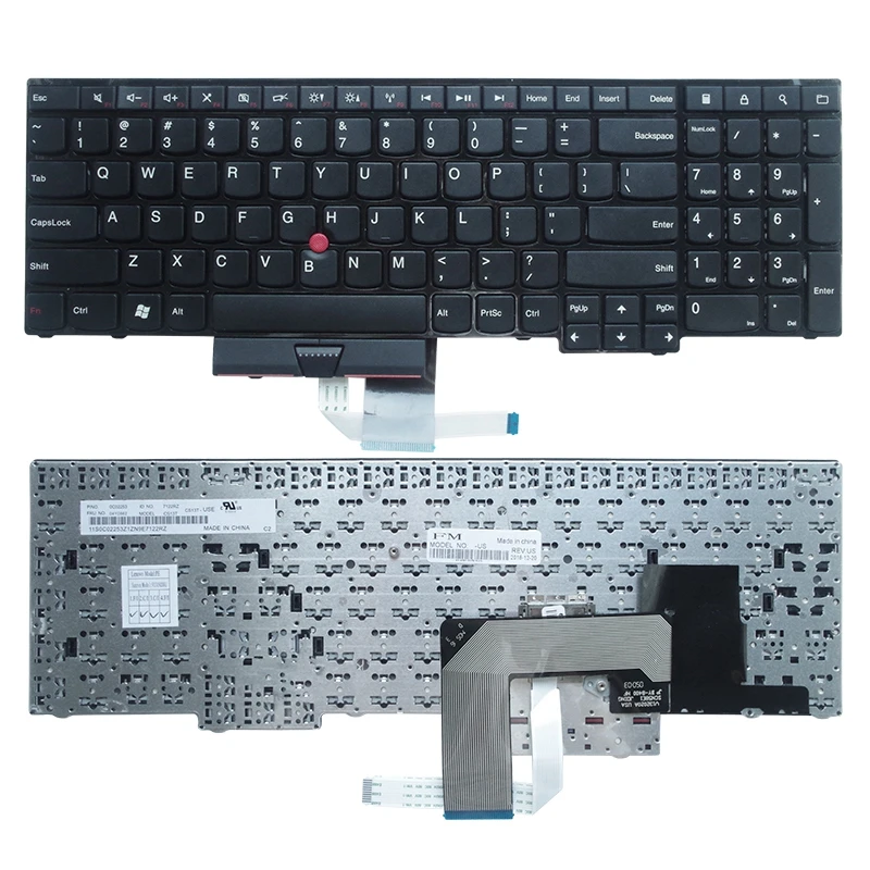 YALUZU новая английская клавиатура для ноутбука lenovo для ThinkPad Edge E530 E530C E535 Клавиатура США 04Y0301 0C01700 V132020AS3