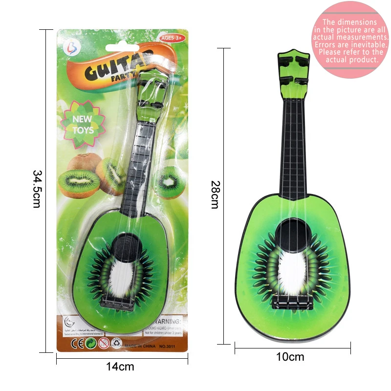 

1Pc Children Kids Learn Guitar Mini 4 String Cute Fruit Ukulele Children Kids Musical Instruments Educational Ukulele Toys Gifts