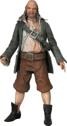 Классический фильм пират Pintel с мечом пистолета и основанием NECA Action Fgiure Карибская