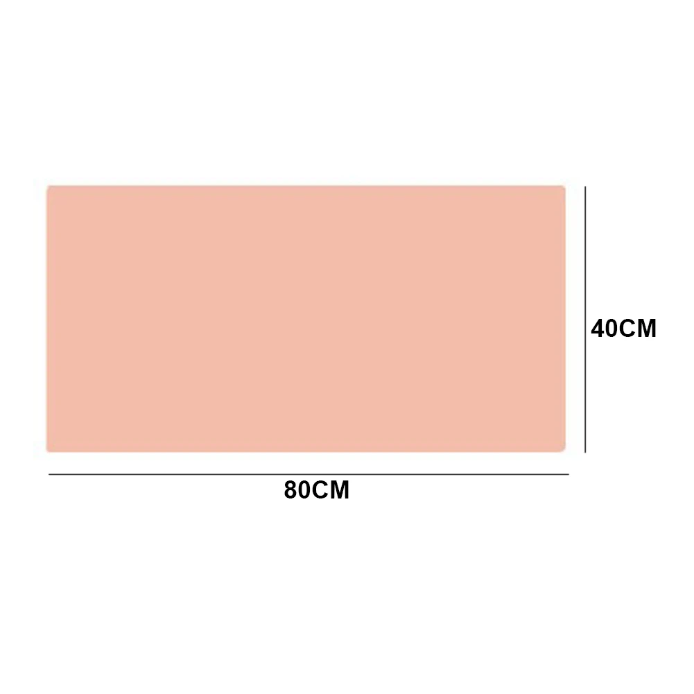 

80x40 Cm Resting Surface Lightweight Anti Scratch Ultra Thin Home Mouse Pad Desk Writing Mat Dual Use PU Leather Protective