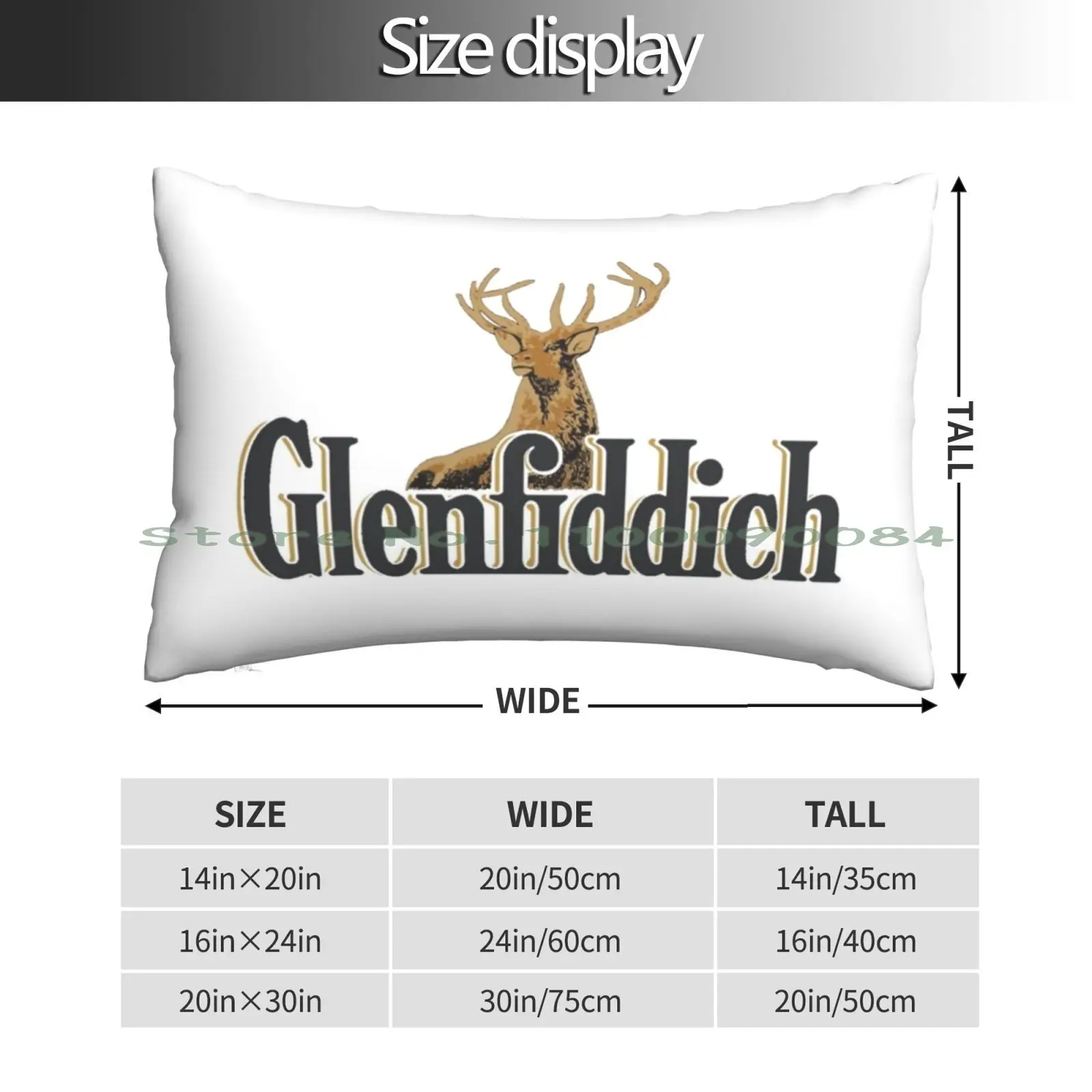 Чехол на подушку с изображением лучшего виски мира 20x30 50*75 диван спальня средний