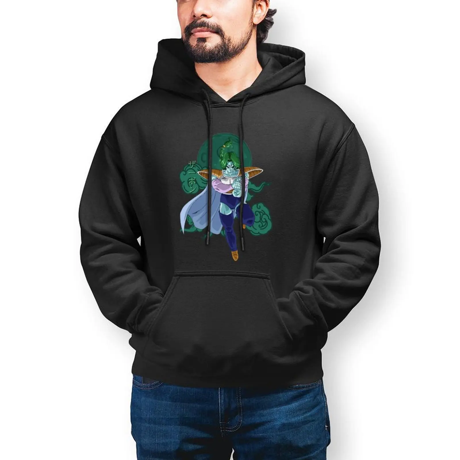 

Толстовка Bandai с капюшоном «Драконий жемчуг», японское аниме повседневные большие хлопковые толстовки, мужской зимний уличный пуловер с кап...