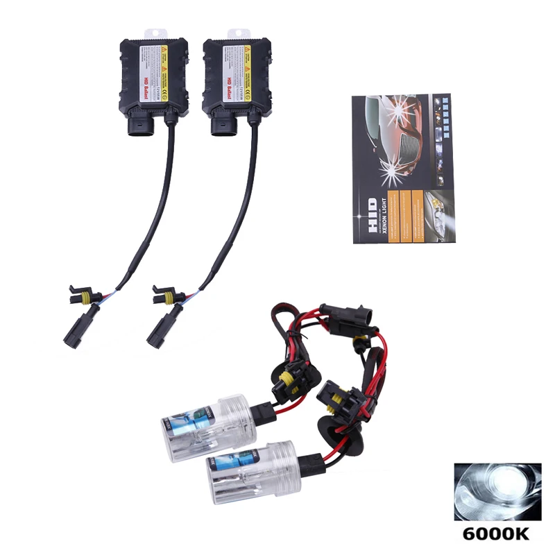 

N84F 2pcs H3 HID Xenon Headlight Conversion Bulbs Kit 55W