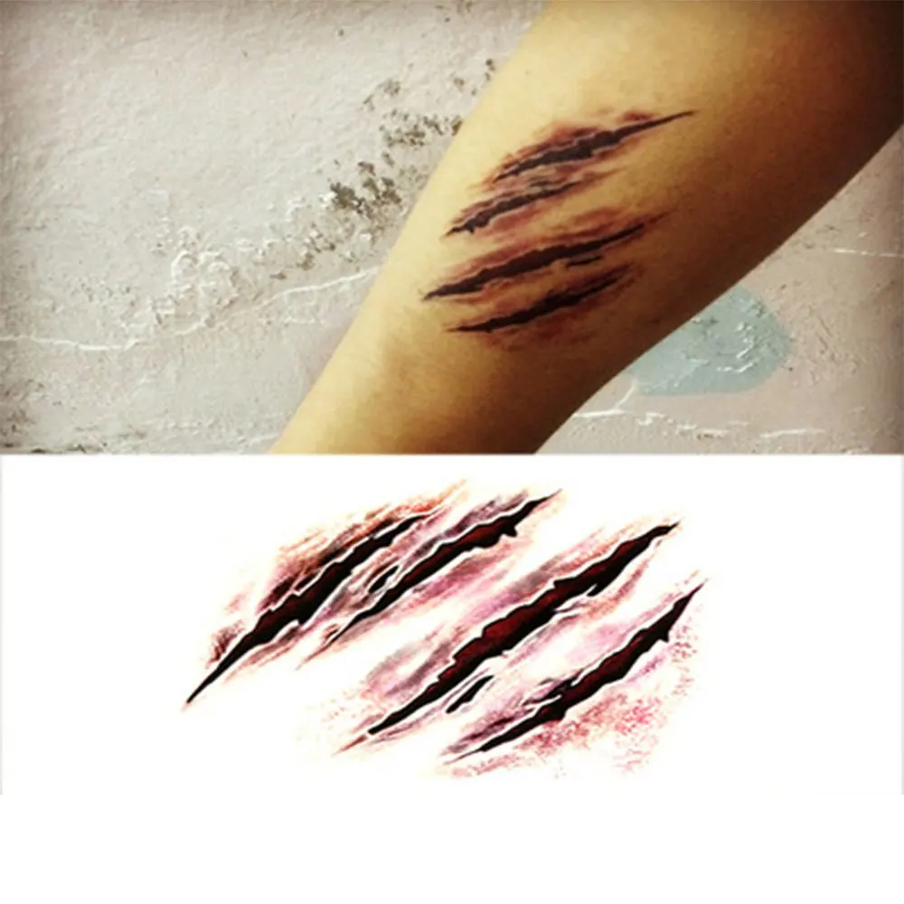 

20Pcs Special Effects Party Makeup Cosplay Costume Body Paint Makeup Fake Wound Blood Scar Wax