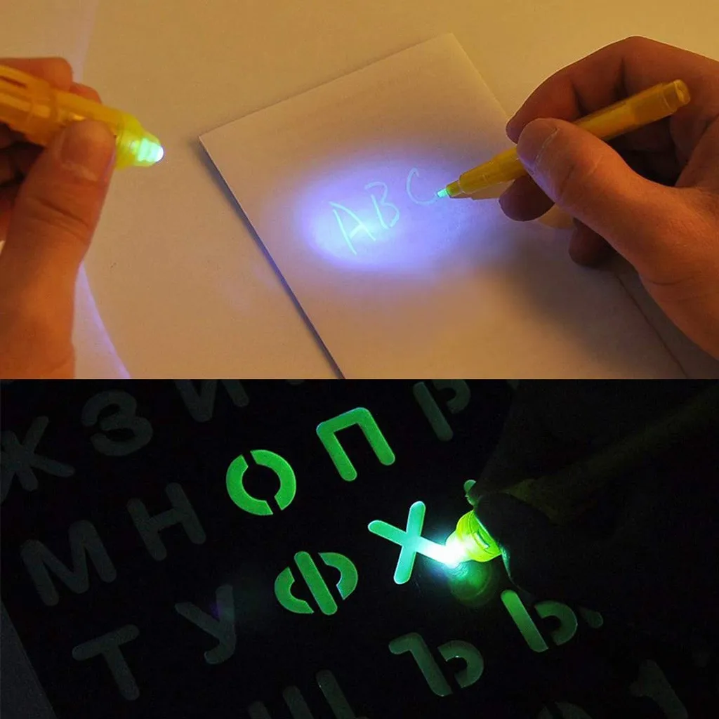 Большой размер освещает светильник доски Для рисования в темноте дети краска