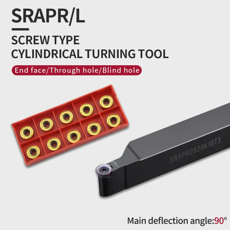 SRAPR1616H08 SRAPR2020K10 SRAPR2525M10 наружный держатель токарного инструмента RPMT/RPGT | Отзывы и видеообзор