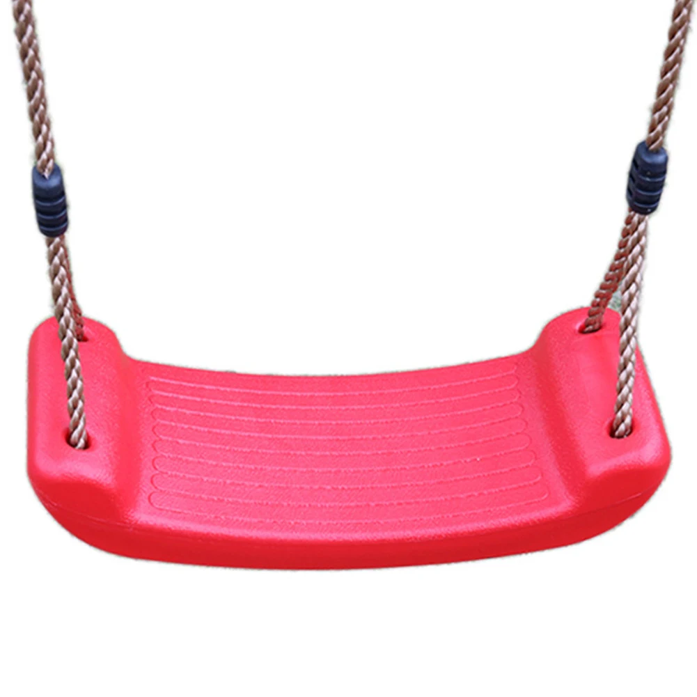 

Outdoor Swing Set Thick Seat With Adjustable Ropes For Park Garden Playground Accs Children Kids Toy Bending Plastic Swing