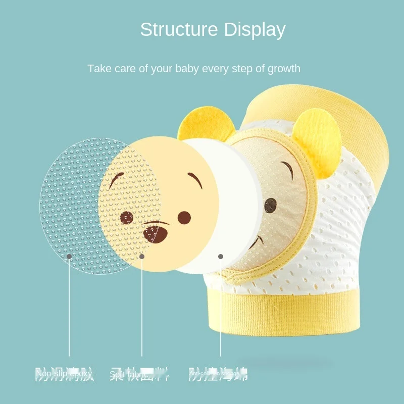 Детские наколенники из ЭВА дышащие хлопковые протекторы от Диснея Микки и Минни