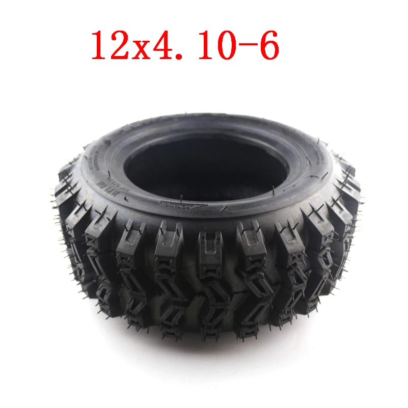 Высокое качество 12x4. 10-6 вакуумные шины ATV Quad Go Kart 47cc 49cc массивные 4,10-6 бескамерные шины подходят для всех моделей 12*4,10-6