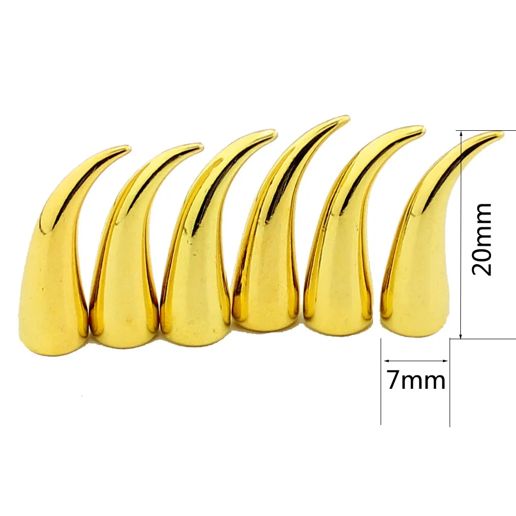 20 шт. дизайн изгиба 7*20 мм металлические черные панк рок заклепки для кожаного