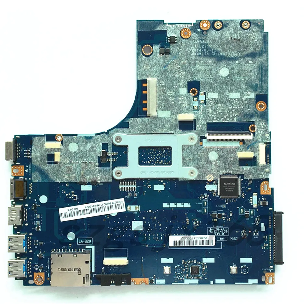 

Working perfectly for lenovo B50-45 zawba /BB LA-B291P laptop computer motherboard A8-6410 cpu