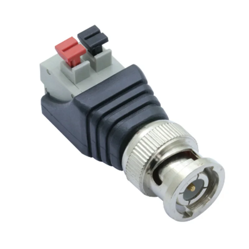 10 шт./лот BNC разъем типа папа UTP видео AV Balun Разъем Клемма коаксиальный адаптер для