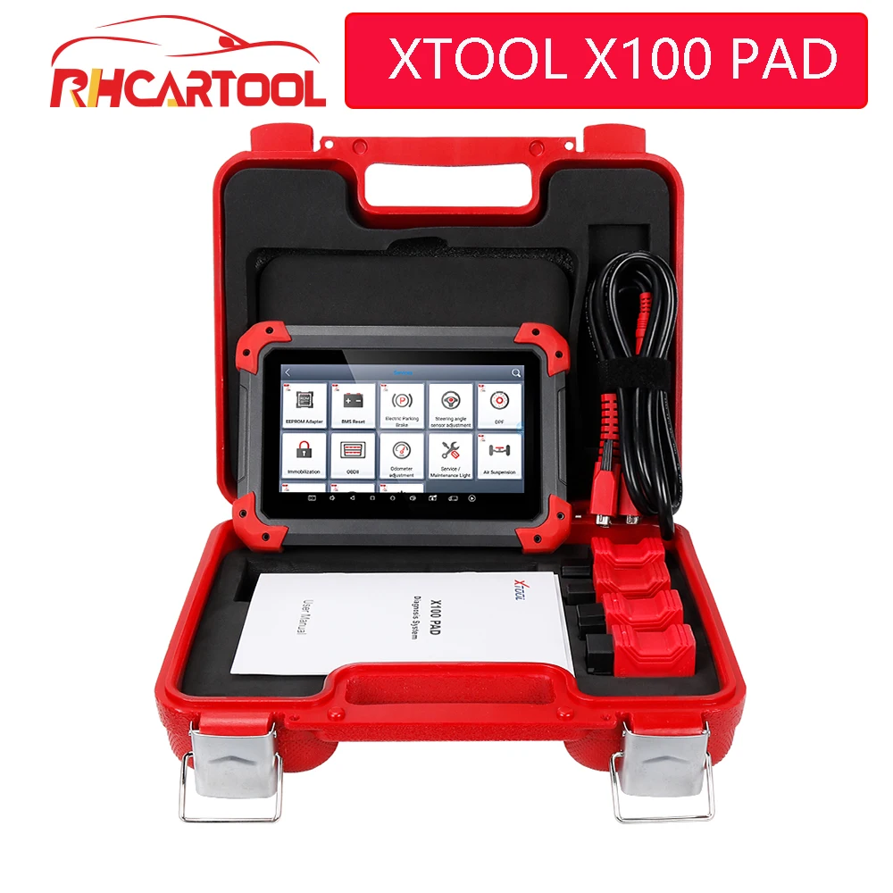 OBD2 XTOOL X100PRO2 X100 PAD автомобильный ключевой программатор с подставкой для масла и
