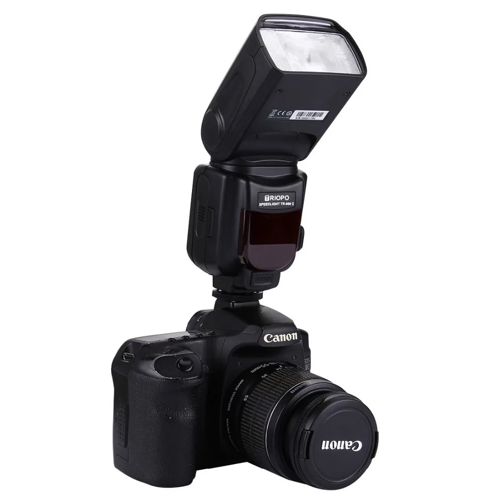 TRIOPO TR-960II Flash Speedlite светильник Nikon d600 D7000 D5200 D5100 D3200 D3100 для Canon 5DII 5diii 650D 600D |