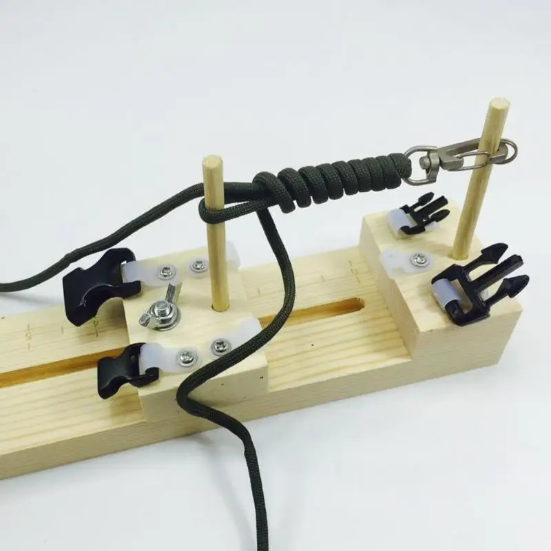 Браслет инструмент для вязания DIY деревянный Паракорд джиг браслет