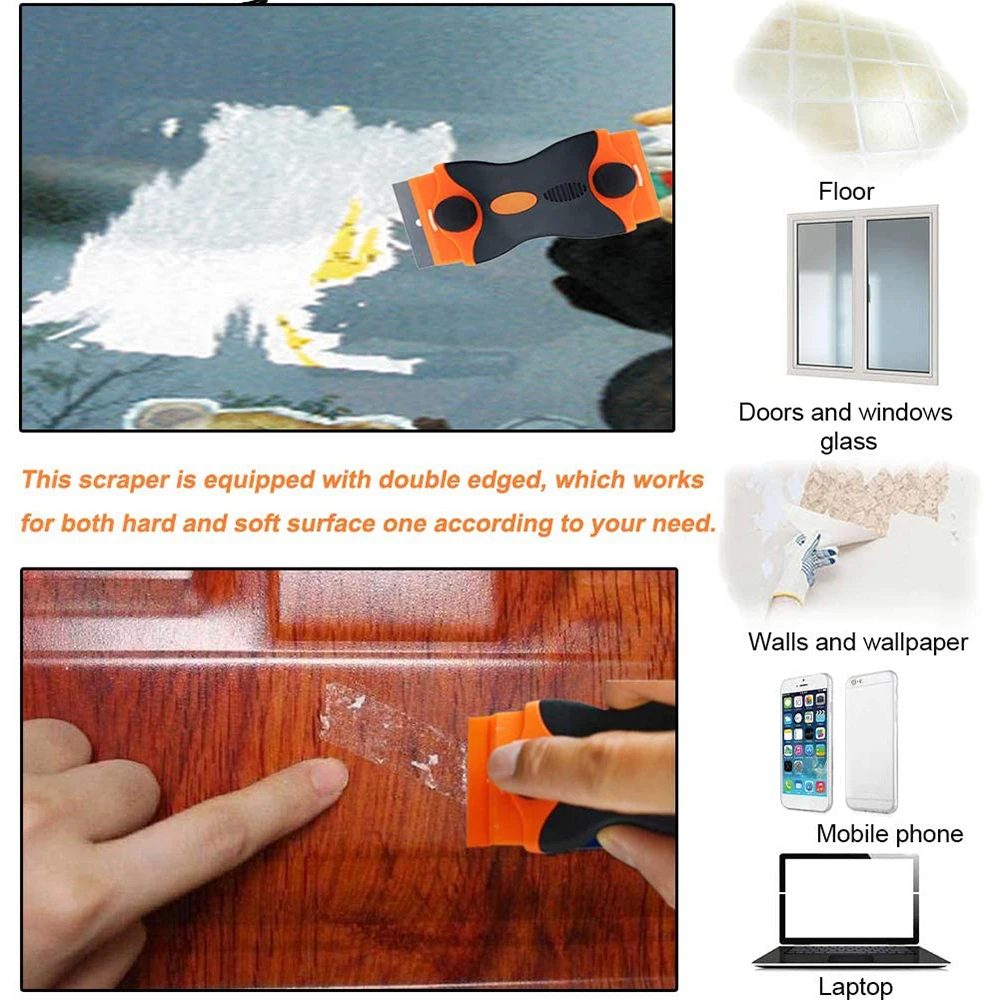 Скребок для удаления клея нож остатков клей очистки стекла ремонтный инструмент