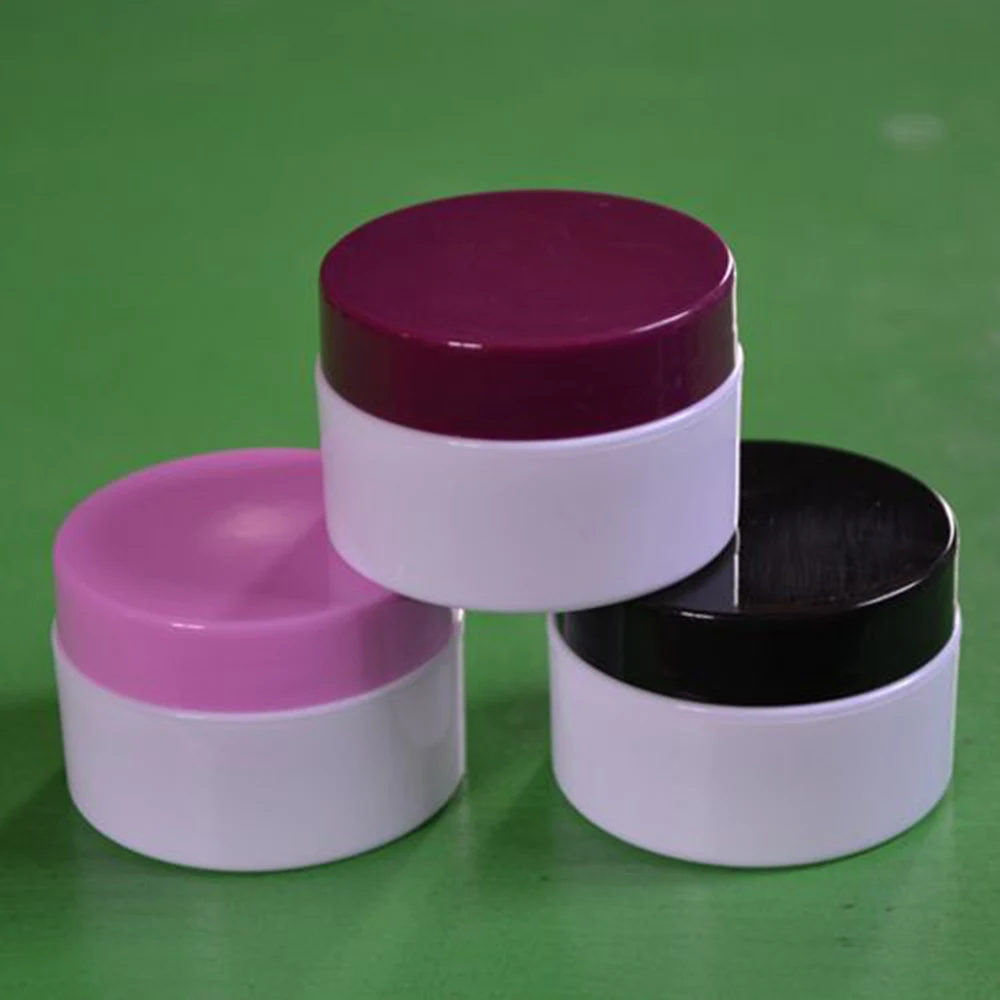 30 шт. пустой пластиковый контейнер для косметики белый образец тела упаковка