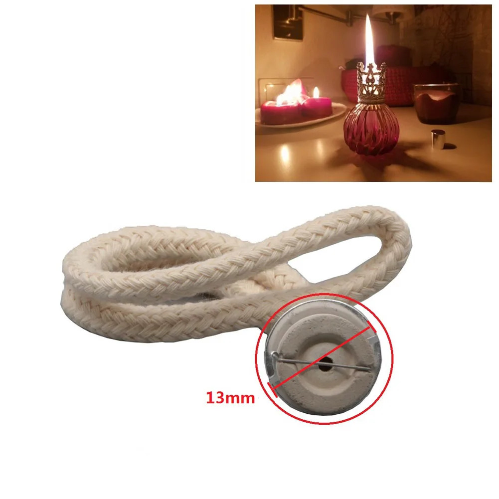 

2PCS Practical Durable Replacement Fragrance Oil Lamp Wick Catalytic Burner Diffuser Aromatherapy Wick Diameter 13mm