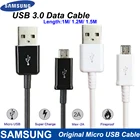 Кабель Micro USB для Samsung 2A, кабель для быстрой зарядки 11, 21, 5 м 2A, кабель передачи данных для Galaxy S6 S7 Edge Note 4 5 J4 J6 J5 A3 A7 A5 (2017)