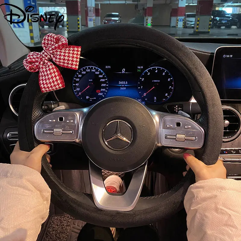 

Disney Ladies Summer New 2021 Personality Creative Car Non-slip Sweat-absorbent Steering Wheel Simple Cartoon Car Decoration