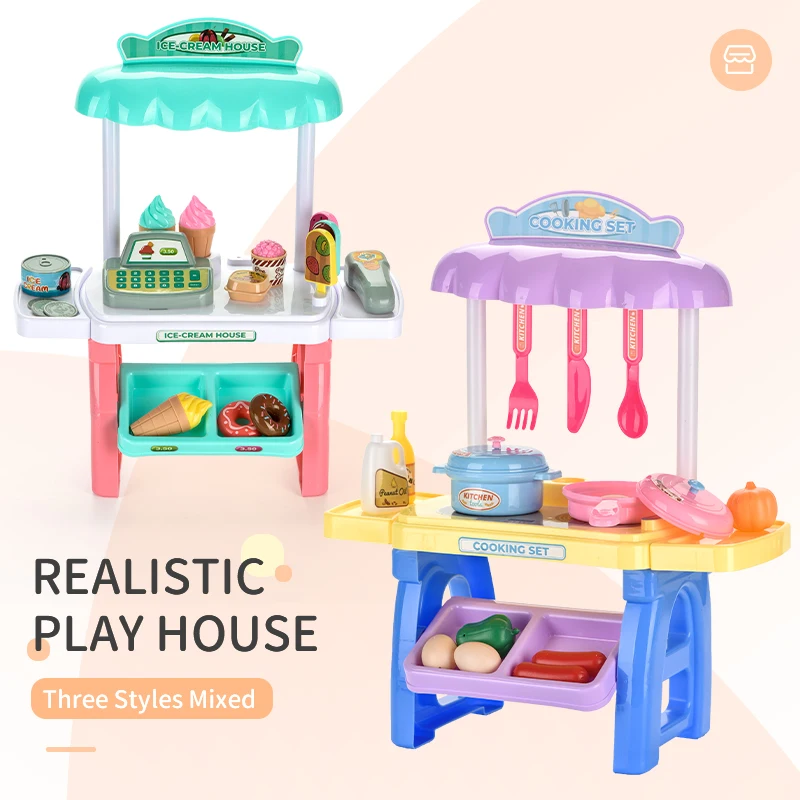 

Play House Supermarket Cash Register Baby Toy Simulation Cash Register Kitchen Toy 3 Years Old 6 Girl Gift