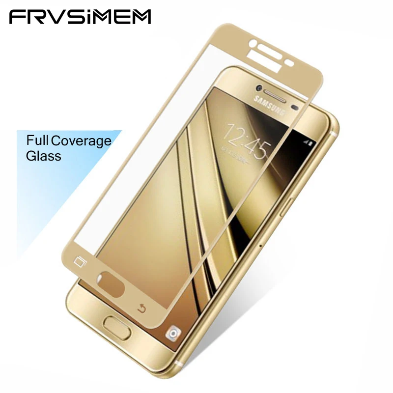 Пленка из закаленного стекла FRVSIMEM 9H с полным покрытием для Samsung Galaxy A3 A5 2016 2017 J2 J5