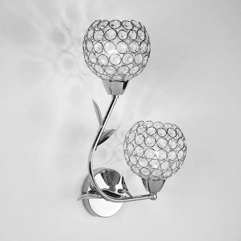 Настенный светильник E14 с кристаллами высокого качества в европейском стиле