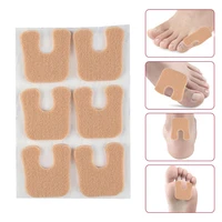 12pcssheet latex corn patch pads foot callus cushions toe protection pain relief pads foot corn removal remover foot care