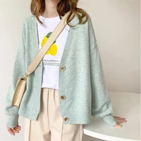 brandy melville tops sweater 2021 new womens cardigan knitwear korean short loose sweater jacket