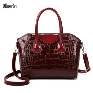 DIINOVIVO Luxury Brand Designer Handbags Women Bag Crocodile Pattern
Shoulder Crossbody Bag PU Ladies Shell Tote Bags WHDV1945 21.19 USD