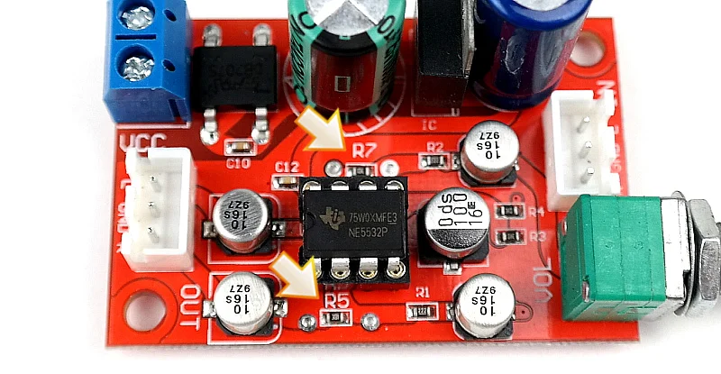 DC 12V 24V NE5532 усилитель предусилитель board OPAMP с регулятором громкости|Усилители