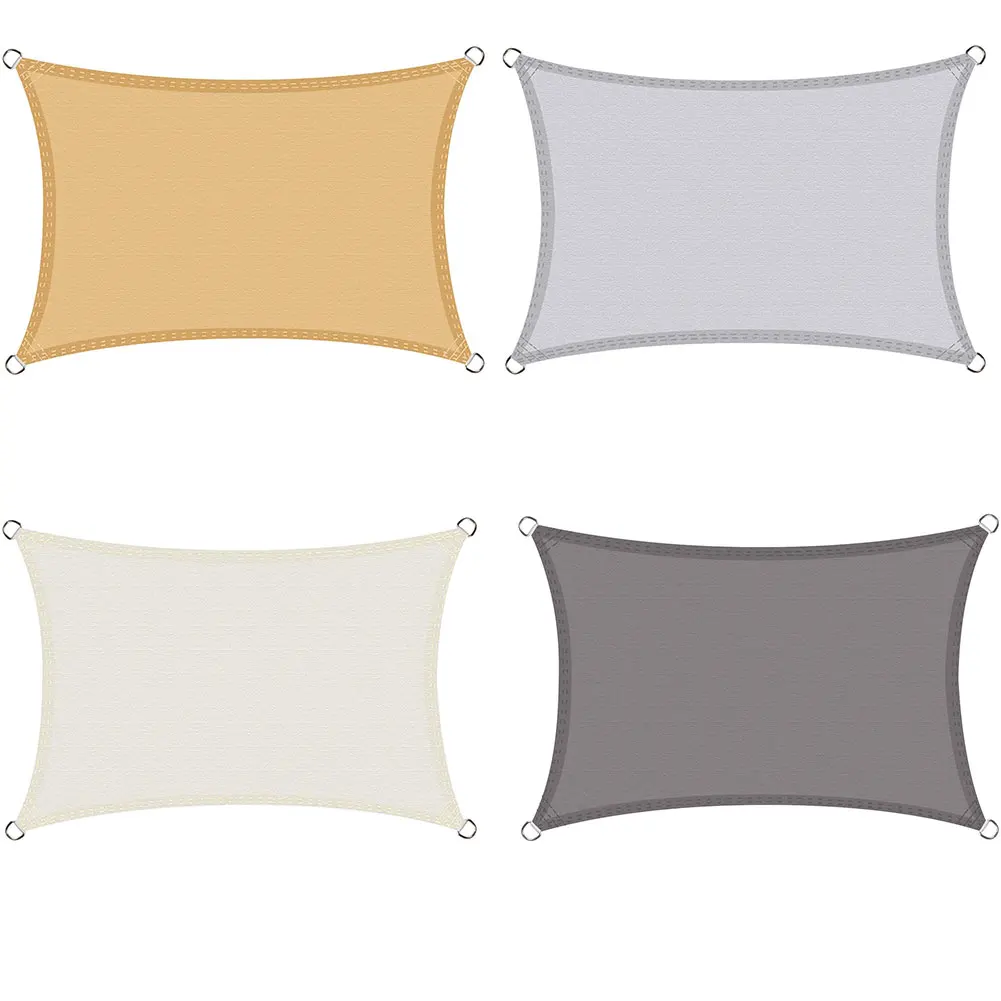 

2x2M/3x4M Sun Shade Sail Rectangle Anti-ultraviolet Polyester Sunshade Awning Waterproof Patio Canopy for Garden Party
