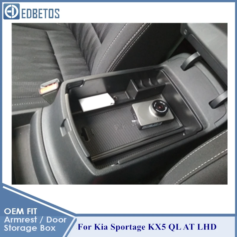 Для Kia Sportage KX5 QL на LHD 2016 2017 2018 2019 2020 центр Conosle Органайзер лоток