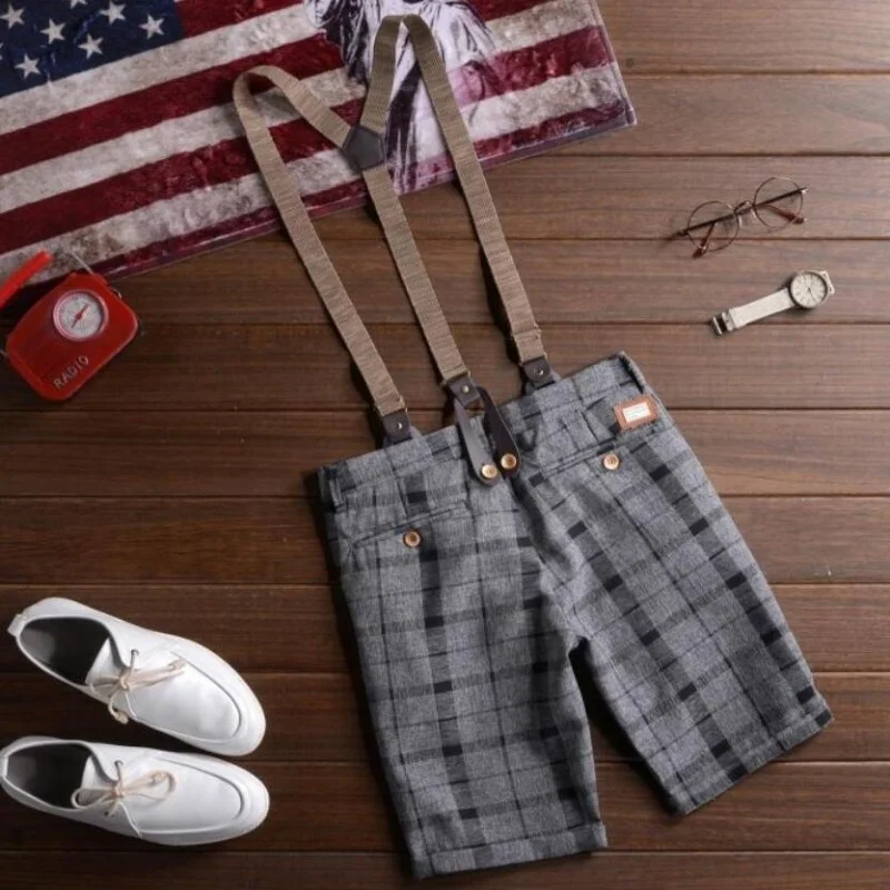 Брюки Мужские приталенные в полоску модные штаны британском стиле повседневные